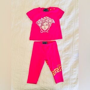 Versace hot pink girl’s set